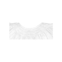 Load image into Gallery viewer, Wave Smocked Daygown w/ Bloomers &amp; Bonnet- White
