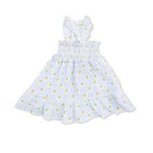Load image into Gallery viewer, Lovely Lemons Smocked Ruffle Sundress

