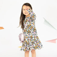 Load image into Gallery viewer, Finchley Toddler Neck Ruffle Long Sleeve Dress
