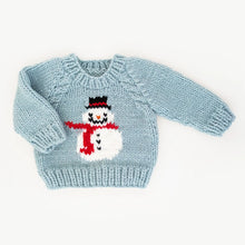Load image into Gallery viewer, Frosty Snowman Surf Sweater &amp; Beanie Set
