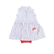 Load image into Gallery viewer, Baseball Stripe Polo Tennis Dress
