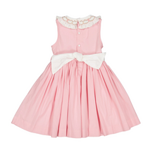 Load image into Gallery viewer, Peony Pink Smocked Collar Dress
