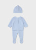 Knit Leg Warmer & Hat Set- Sky Blue
