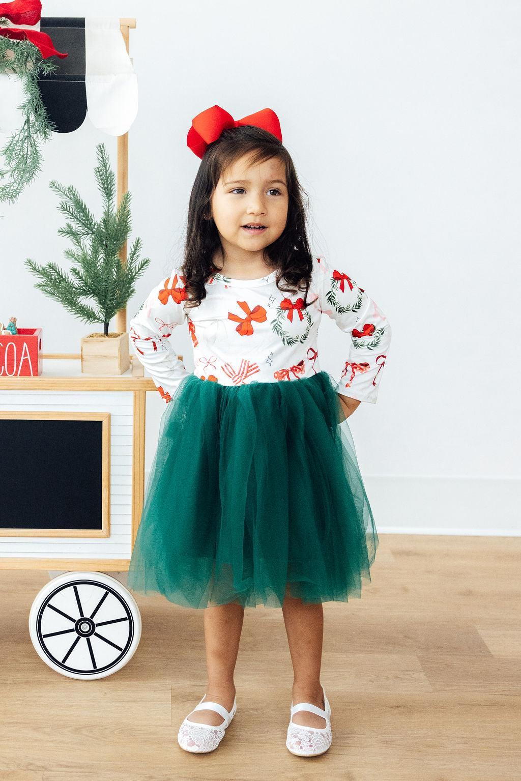 Christmas Cutie LS Tutu Twirl Dress