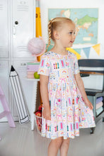 Load image into Gallery viewer, Art Class S/S Pocket Twirl Dress
