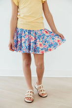 Load image into Gallery viewer, Watercolor Floral Ruffle Twirl Skort
