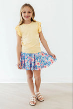 Load image into Gallery viewer, Watercolor Floral Ruffle Twirl Skort
