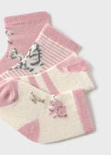 Load image into Gallery viewer, Girls Sock Set 4 Pair- Orchid Pink
