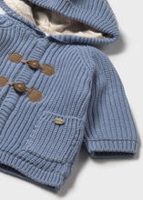 Load image into Gallery viewer, Knit Cardigan Hooded Jacket- Cloud
