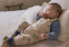 Safari Dungaree Set- Blue