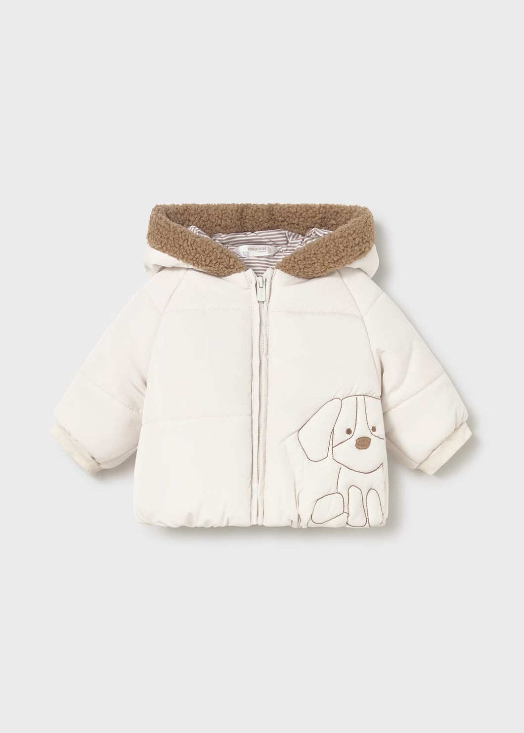 Baby Reversible Puffer Coat- Ceramic