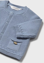 Load image into Gallery viewer, Soft Knit Cardigan- Blue Bell
