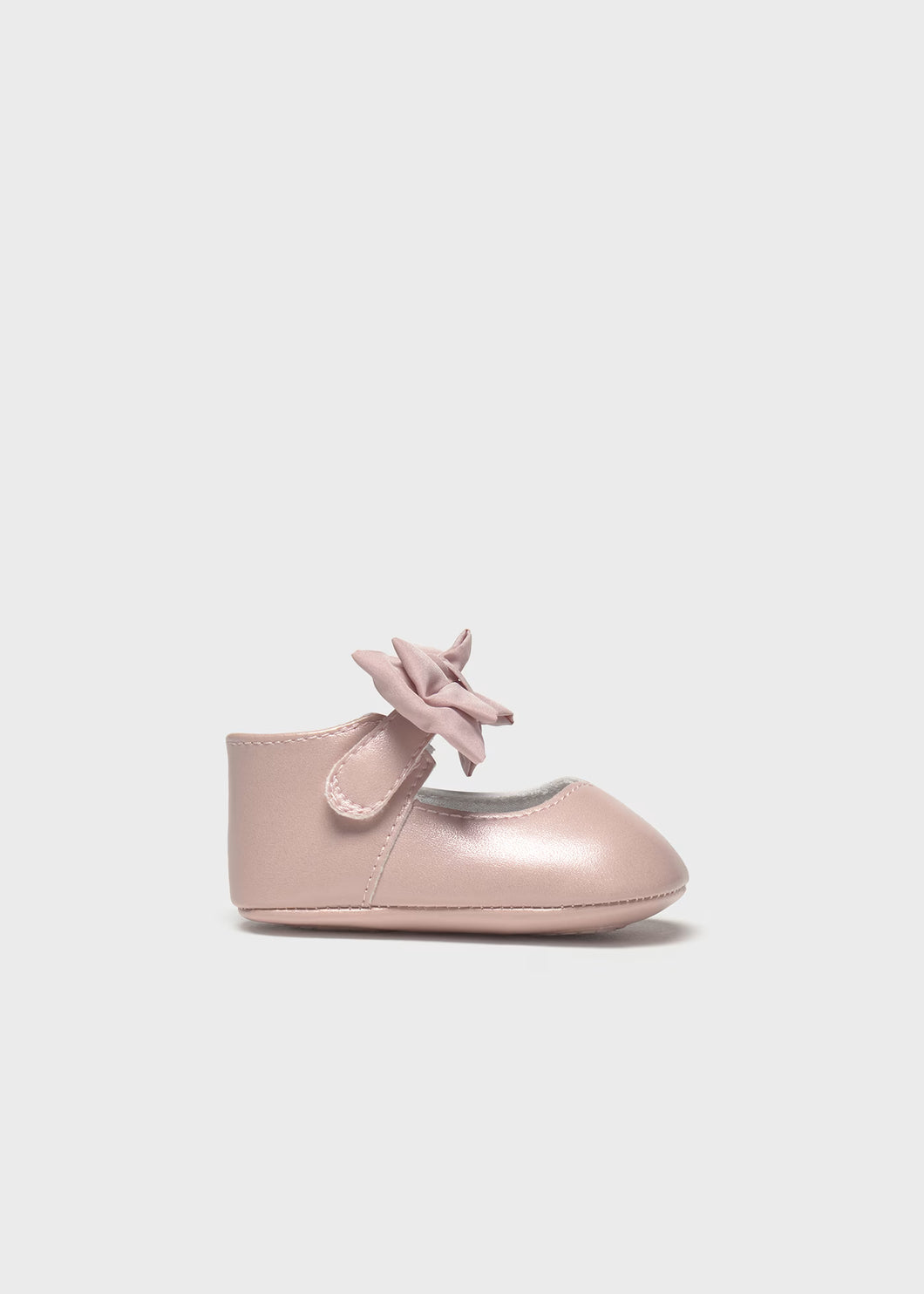 Bow Mary Jane Shoe- Petal Pink
