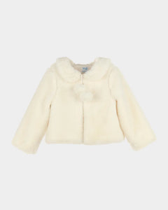 Cozy Fuzzy Coat- Ivory