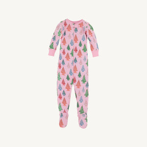 Noelle's Night Night Footed- Little Nostalgia/Pier Party Pink