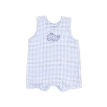 Load image into Gallery viewer, Bubbly Sailor Whales Blue Sleeveless Jon Jon
