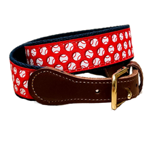 Load image into Gallery viewer, Baseball Belt- Navy
