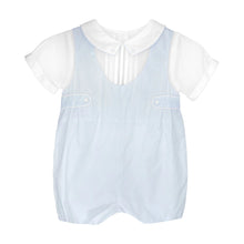 Load image into Gallery viewer, Shortall w/ Side Tabs &amp; Shirt Set- Blue

