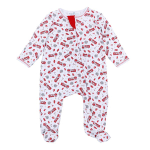 To The Rescue Printed Zip Footie