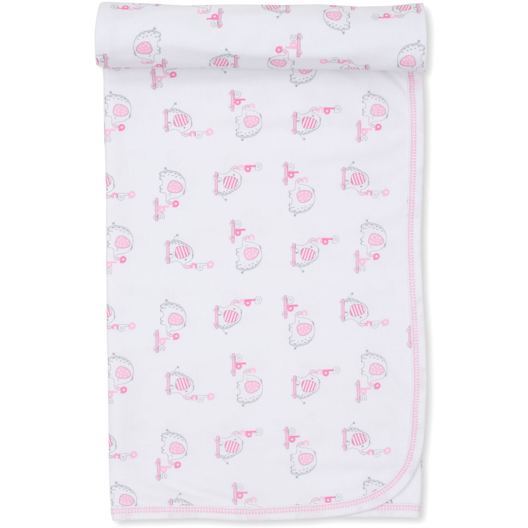 Elephant ABC's Blanket - Pink