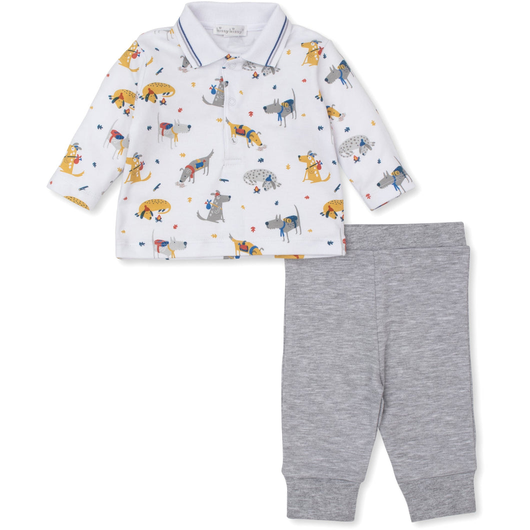 Pups on the Go Pant Set Mix