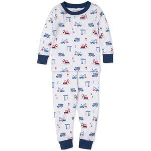 Building Site Print Pajama Set