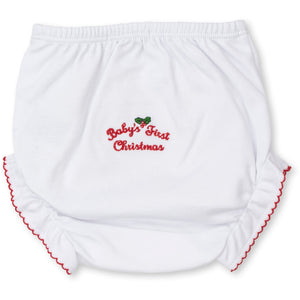 Baby's First Christmas Diaper Cover