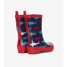 Load image into Gallery viewer, Hungry Sharks Shiny Rain Boots
