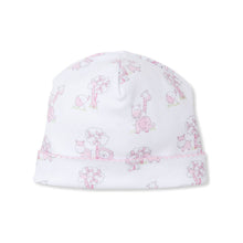 Load image into Gallery viewer, Gingham Jungle Print Hat- Light Pink
