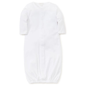 New Premier Basics Convertible Gown- White/White