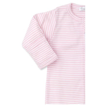 Load image into Gallery viewer, Stripe Footie with zip - Pink
