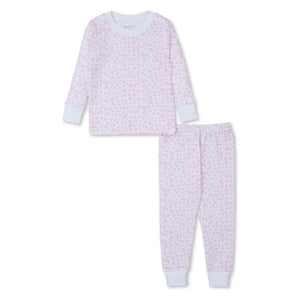 Royal Details Print Pajama Set in Pink