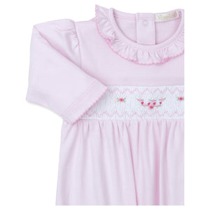 CLB Fall Medley 24' Smocked Sack in Pink