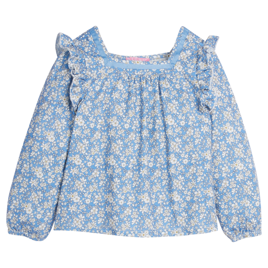 Adams Top - Roland Floral Blue