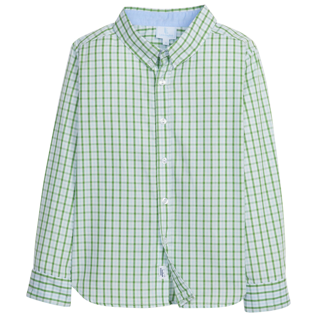 Leland Plaid Button Down Shirt