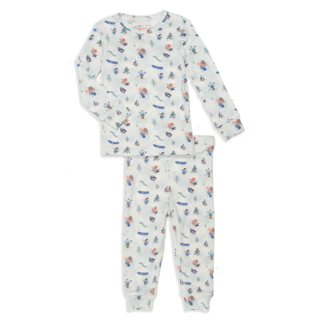 Tis The Ski-son Magnetic Pajama Set