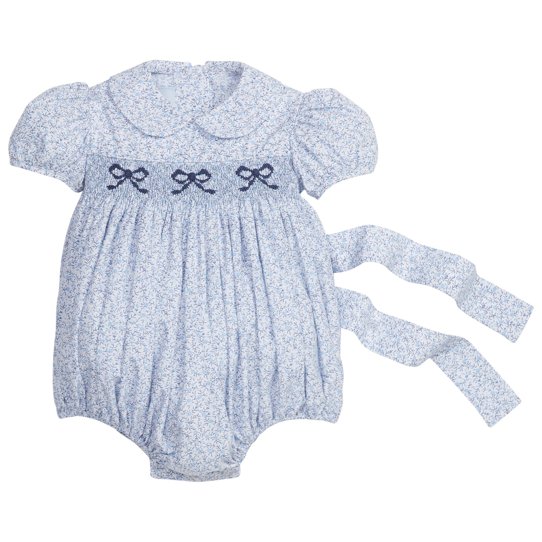 Blue Vinings Smocked Peter Pan Bubble