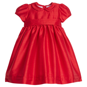 Peter Pan Formal Dress - Red with Sash