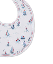 Load image into Gallery viewer, Regatta Print Bib- Red White &amp; Blue
