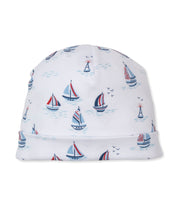 Load image into Gallery viewer, Regatta Print Hat- Red White &amp; Blue
