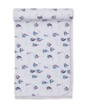 Load image into Gallery viewer, Regatta Print Blanket- Red White &amp; Blue
