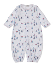 Load image into Gallery viewer, Regatta Print Convertible Gown- Red White &amp; Blue
