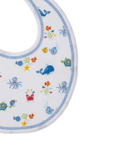 Load image into Gallery viewer, Ocean Antics Blue Print Bib
