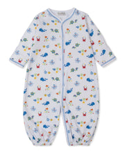 Load image into Gallery viewer, Ocean Antics Blue Print Convertible Gown
