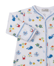 Load image into Gallery viewer, Ocean Antics Blue Print Convertible Gown
