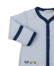 Load image into Gallery viewer, Sizzling Speedway Stripe Footie- LB
