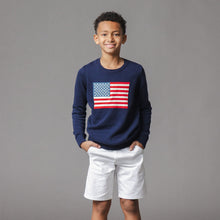 Load image into Gallery viewer, Flag Boys Organic Crew Neck Sweater
