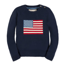 Load image into Gallery viewer, Flag Girls Organic Crew Neck Sweater
