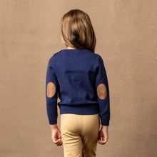 Load image into Gallery viewer, Horse Intarsia Pullover Sweater- Navy
