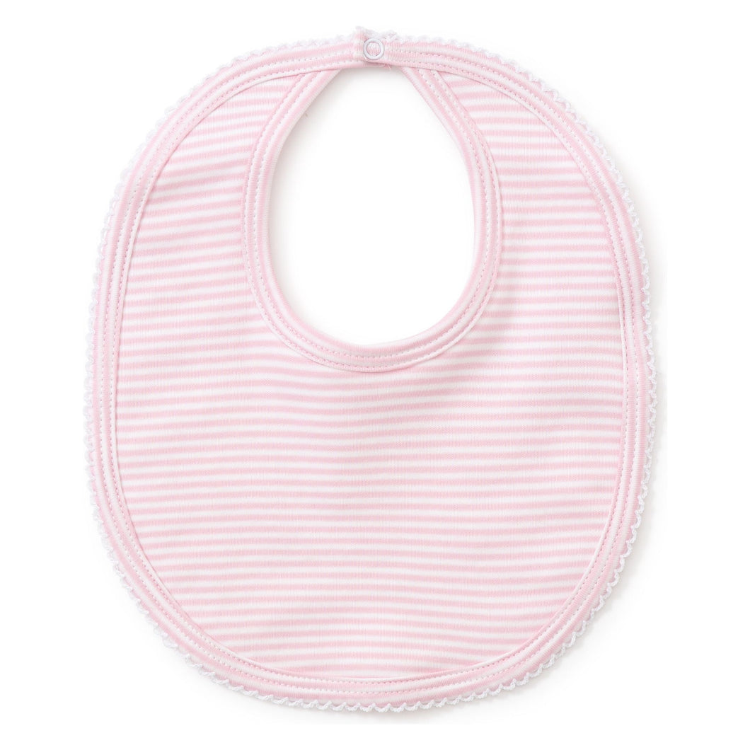 Simple Stripes Bib- Pink
